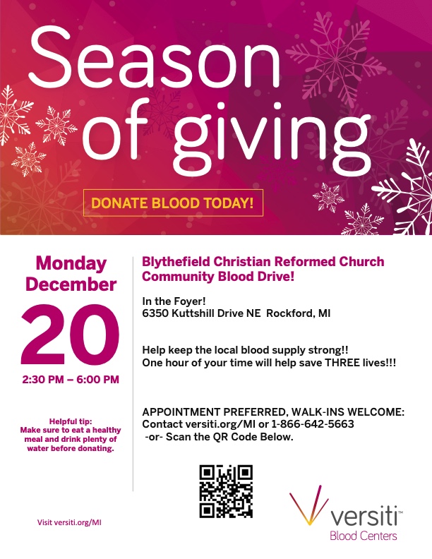 Blood Drive — Friends Community Church