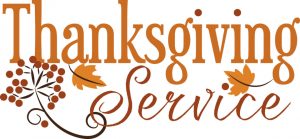 Read more about the article Thanksgiving Day Service