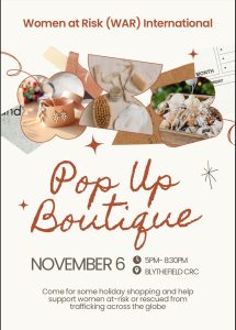 Read more about the article Women at Risk Pop-Up Boutique