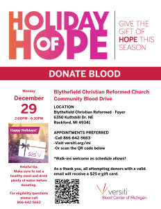 Read more about the article Blood Drive