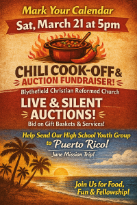 Read more about the article Chili Cook-Off & Auction Fundraiser